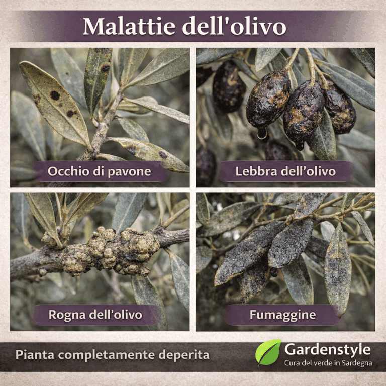 malattie dell'olivo